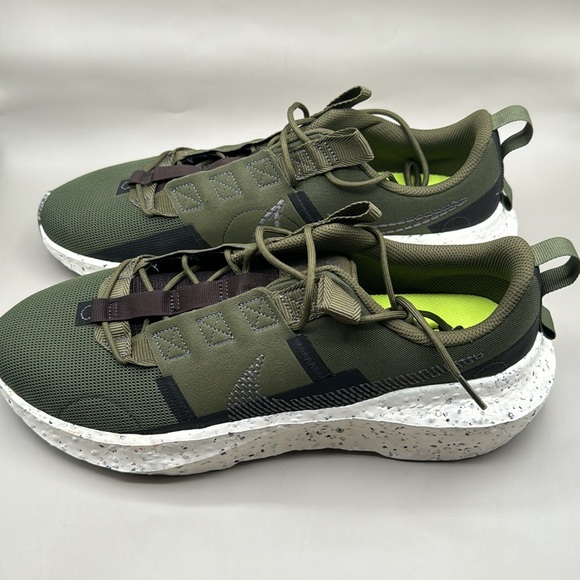 NWT! Nike Crater Impact Sneakers Men’s 13 Green, Black - Picture 6 of 12